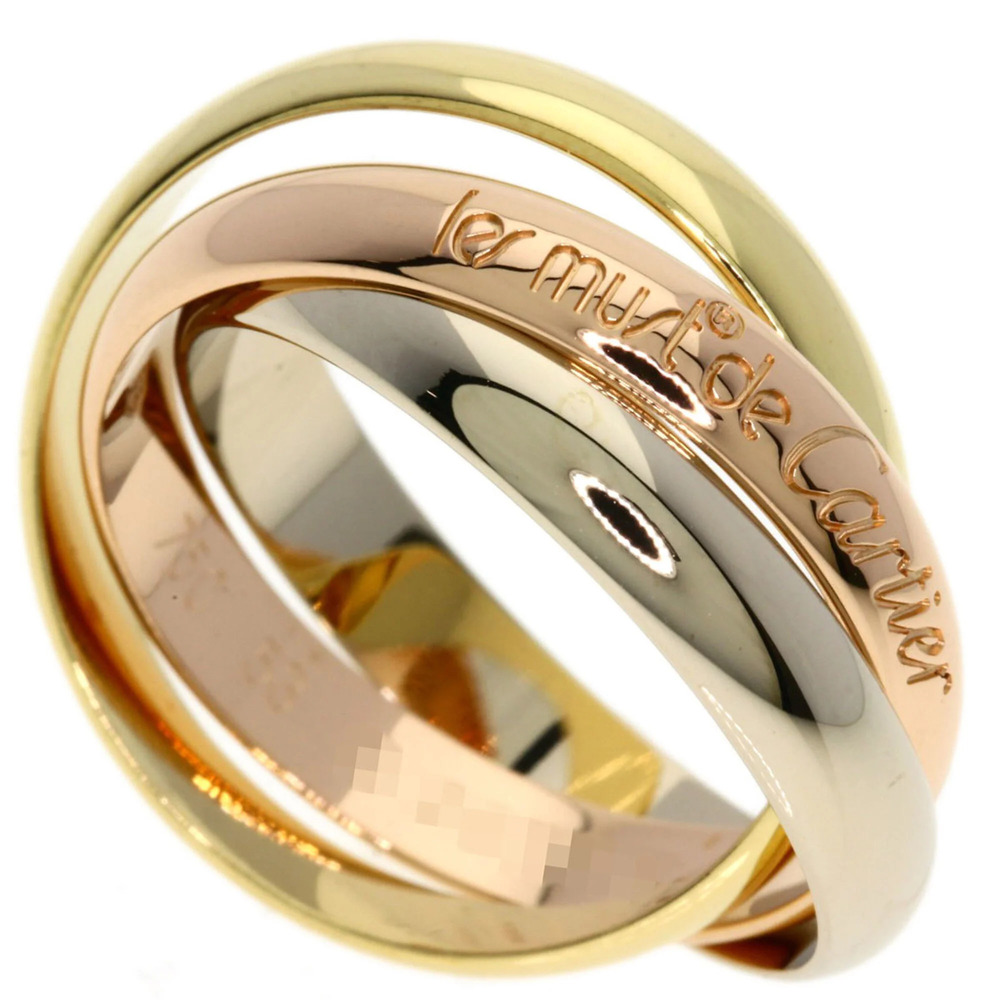 CARTIER Authentic 18k Gold Trinity Ring #53